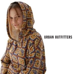 URBAN Outfitters Out From Under Kacy Motif Hoodie Yin Yang - Size Small